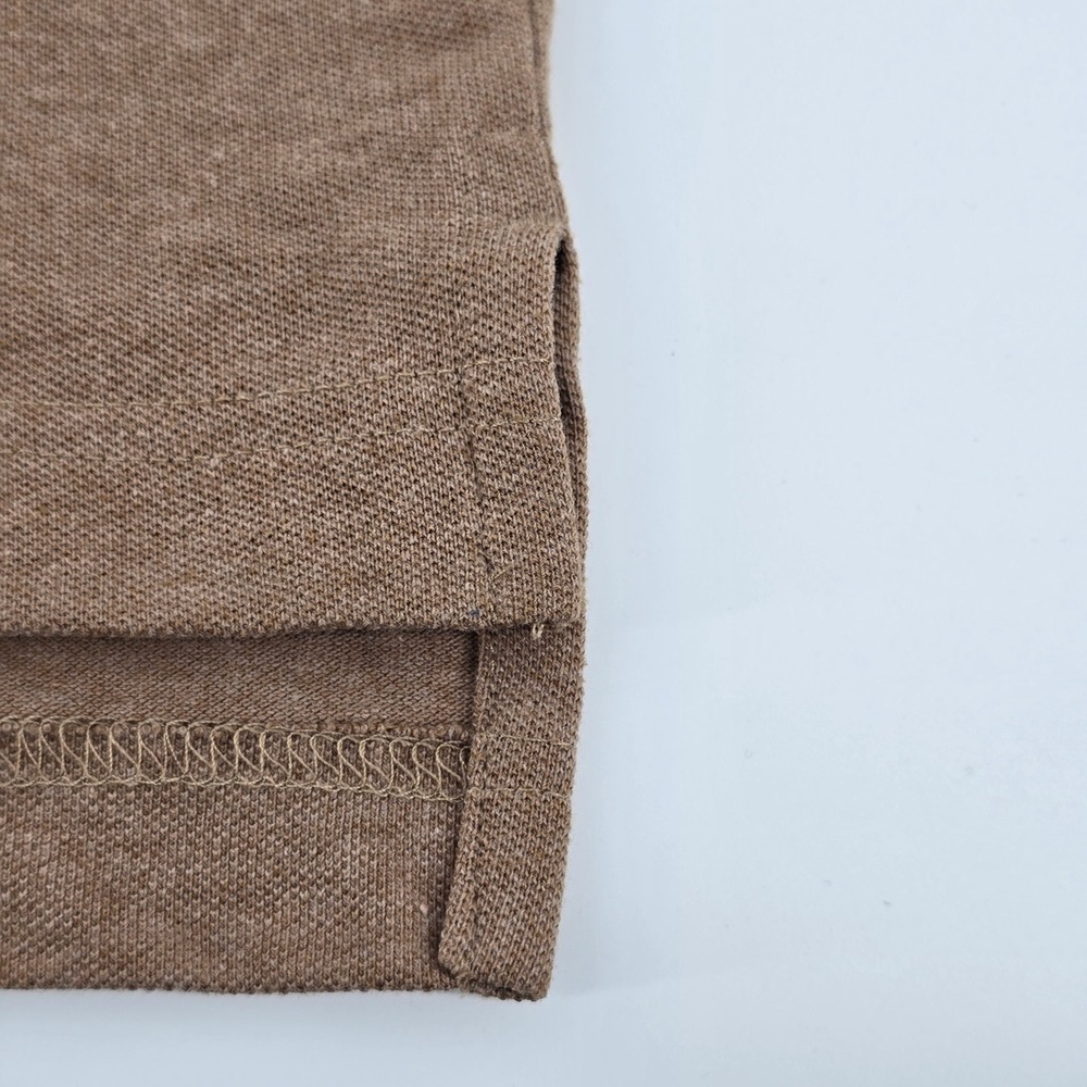 U.S. Polo Assn. Polo Shirt Men Large Brown Short Sleeve Heathered. PLEASE READ - Picture 12 of 15